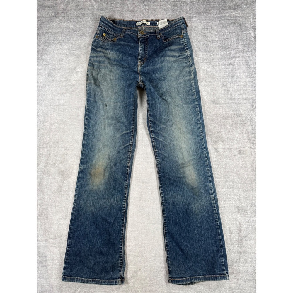 Levis Jeans Womans 12M Blue Deim Medium Wash 512 Perfectly Slimming Bootcut Y2K